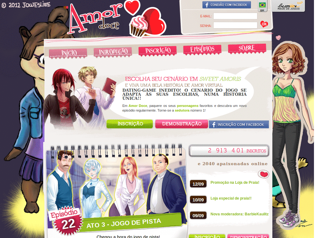 esquiletes - amor doce theme