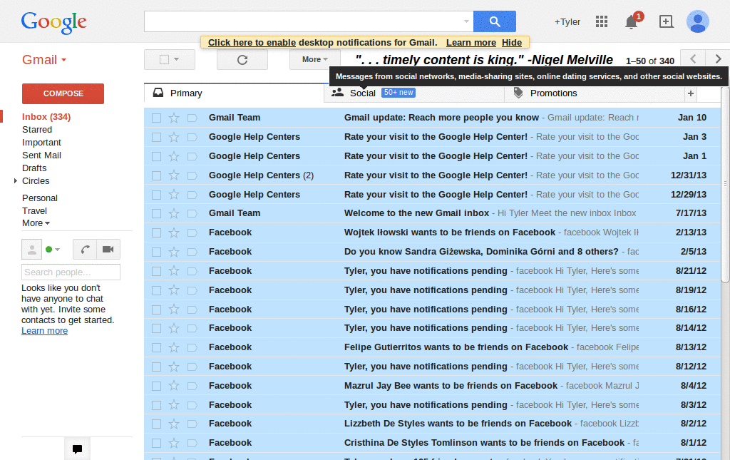 Gmail Tweaks for Fluid