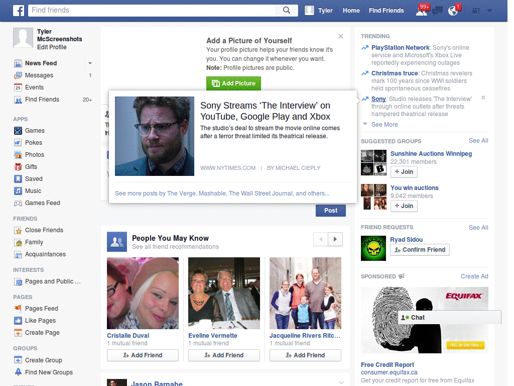 Facebook Flat (WIP)