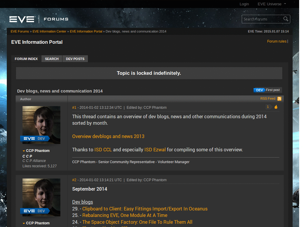 EVE Online Forums - Larger Fonts