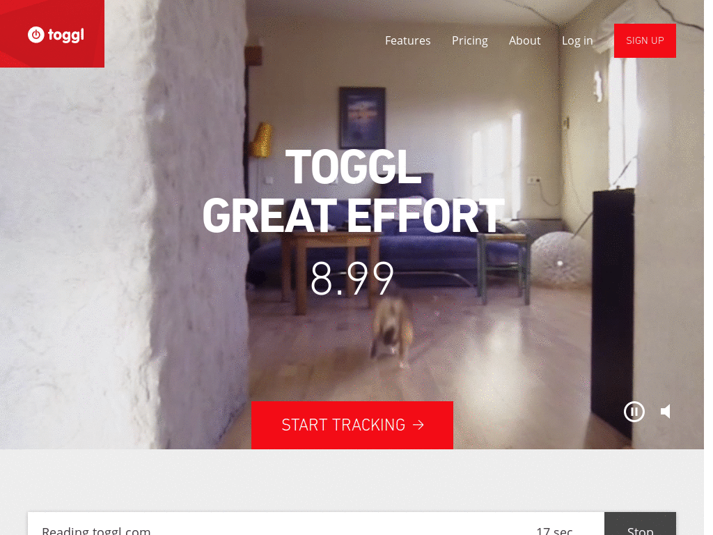 Toggl - Hide Slider Ads