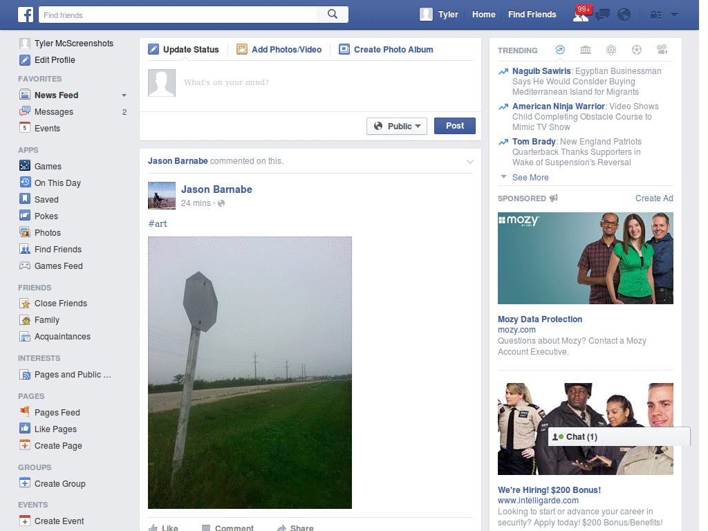 tahoma for new facebook