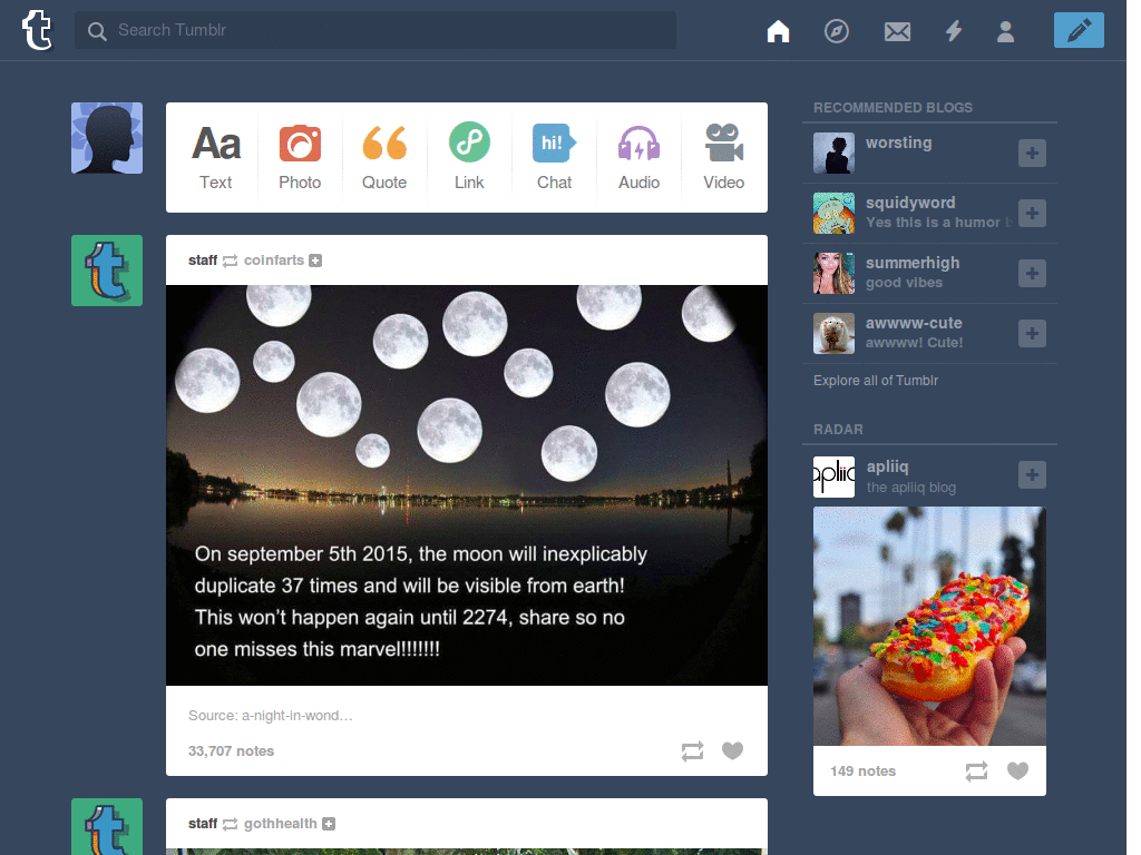 tumblr is not funny