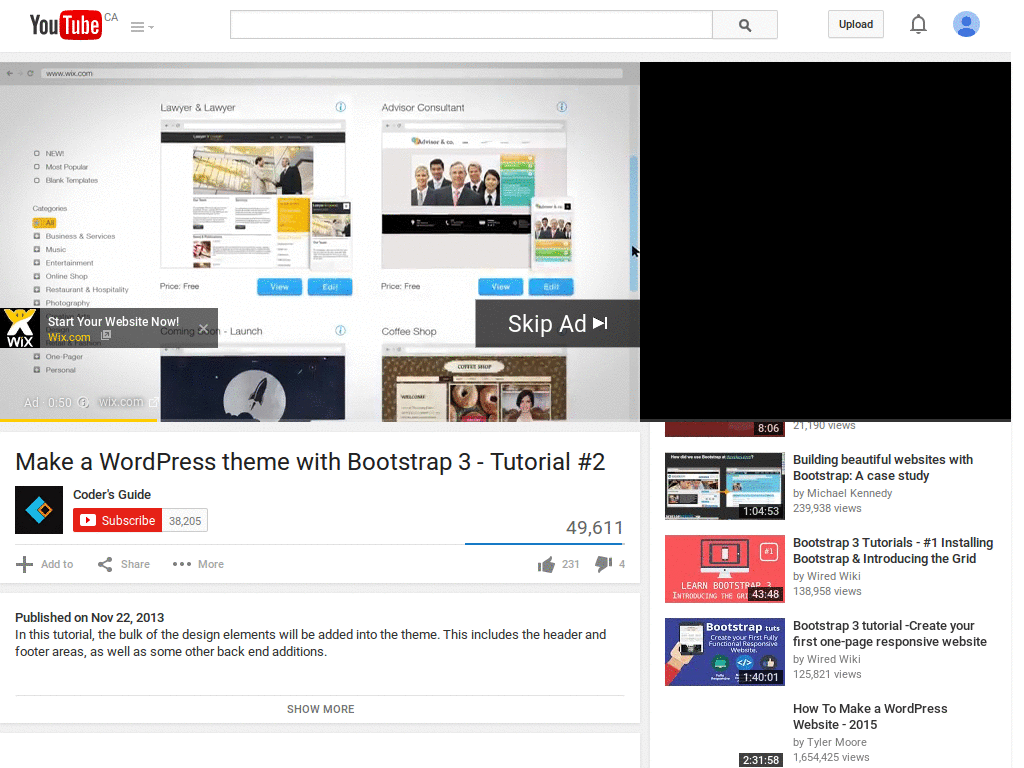 Full Width YouTube