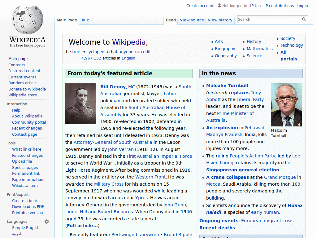 Wikipedia headings back to sans-serif.