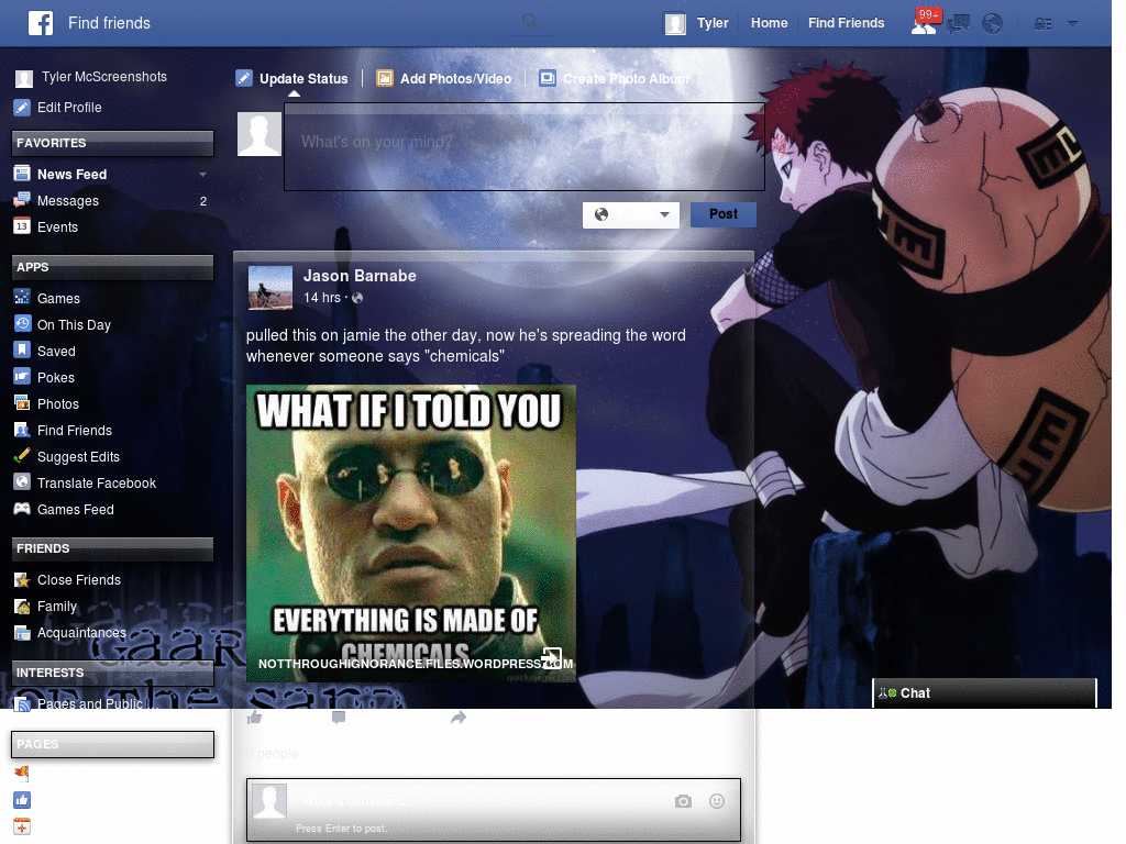 new facebook en anime(naruto 8) by:kmy10115