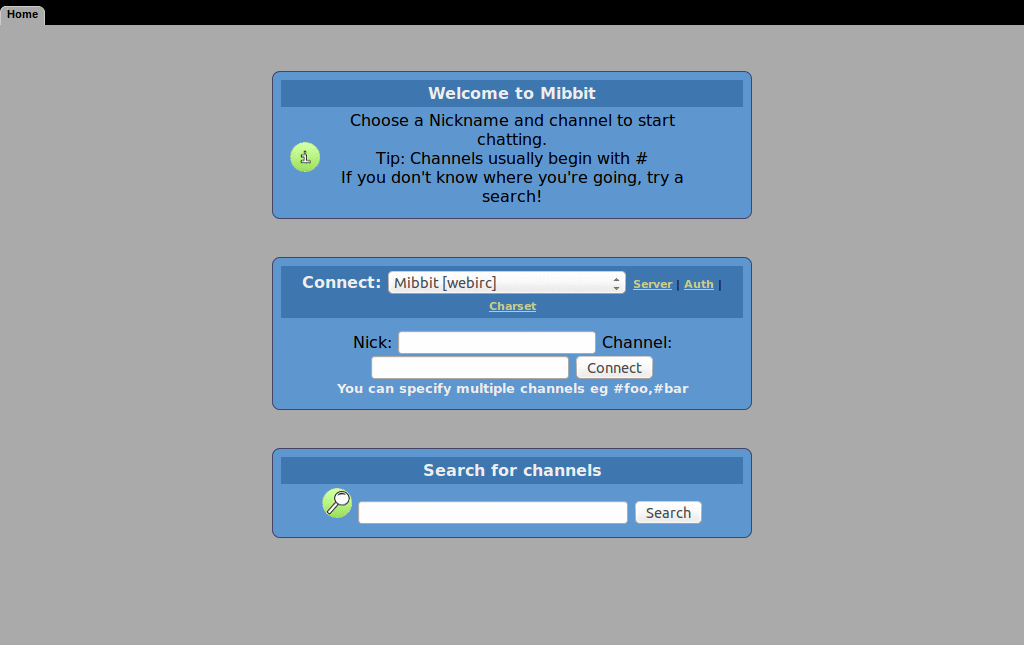 Mibbit - Remove extraneous stuff