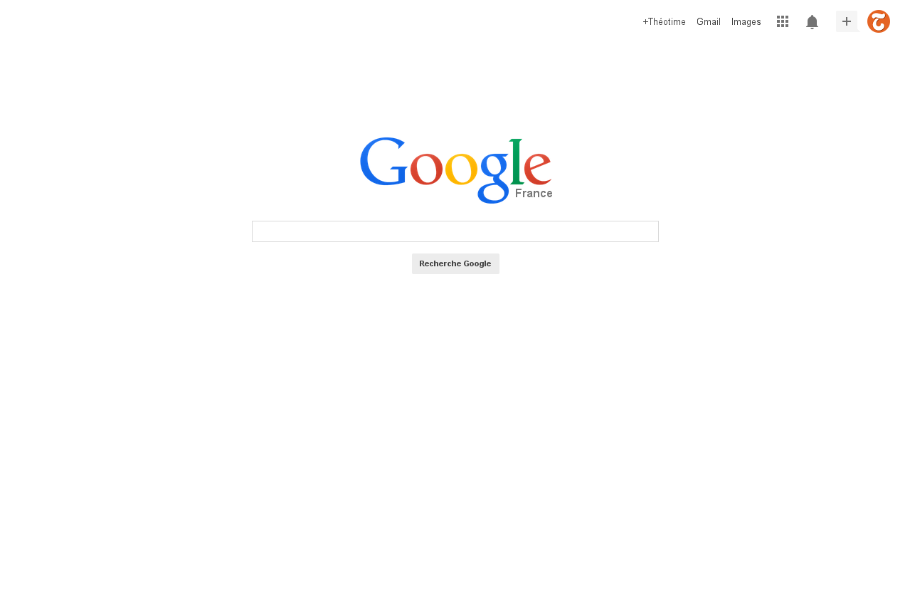 Google home page simplified