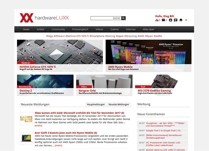 Hardwareluxx Redesign *flat and new icons* *alpha*