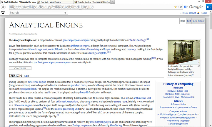 Classypedia - clean, readable