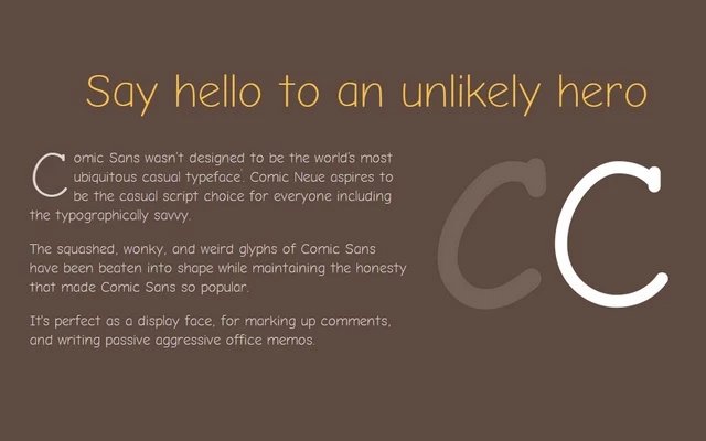 Comic Sans Replacer