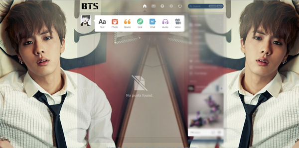BTS / BANGTAN - Jin (tumblr dashboard)