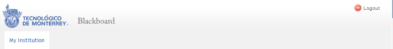 ITESM - Blackboard Minimalista (Header)
