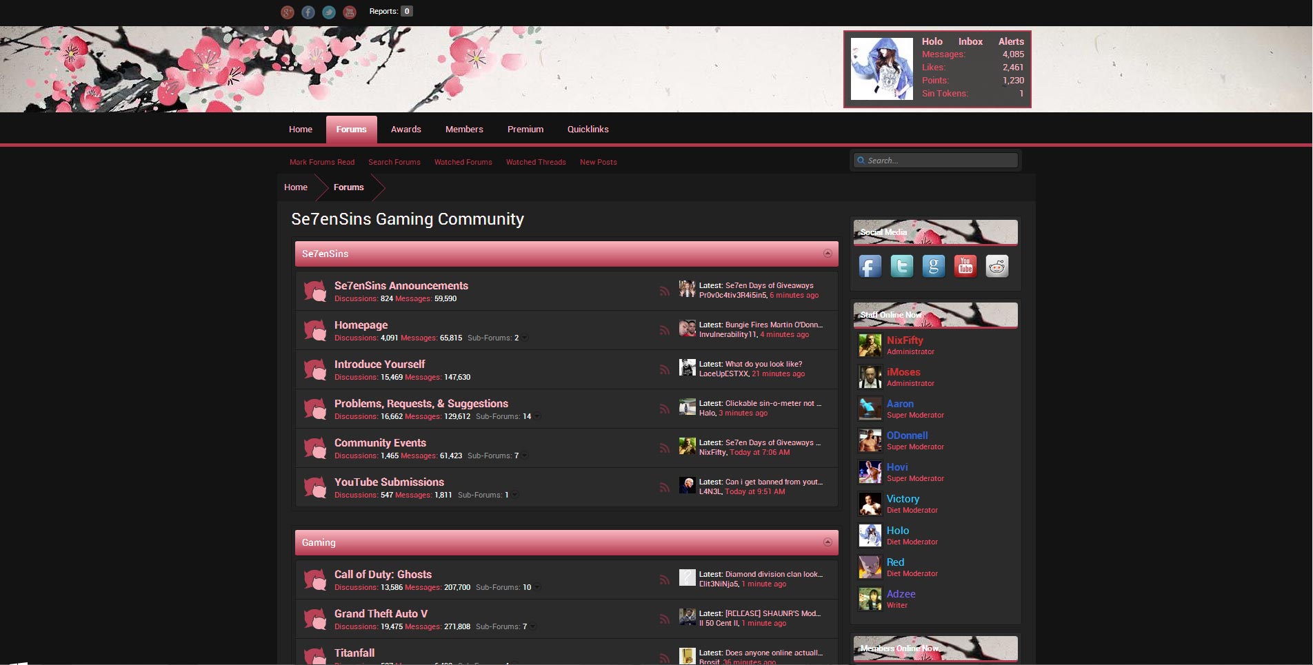 Cherry Blossom Userstyle