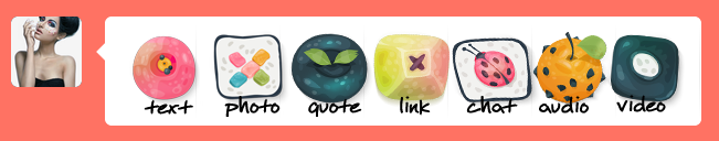 Vivid and Funky 'SUSHI' tumblr icons