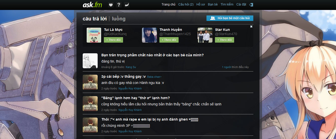 ASK.FM'S FLAT SIDE