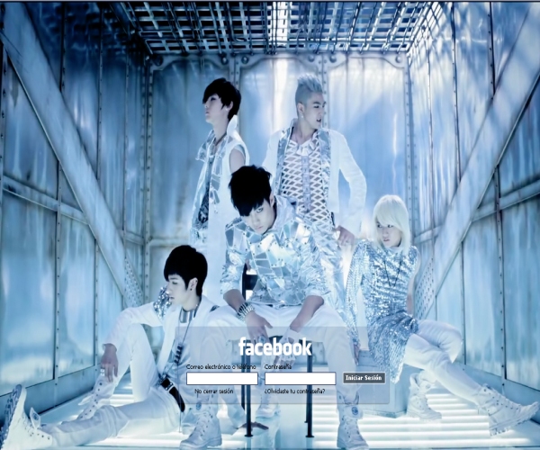 Facebook Nu'est (Log in y Log out)