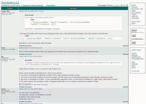 mozillazine.org - cleaner