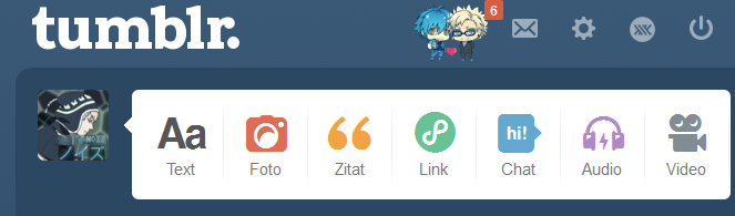 DMMd Virus/Aoba Tumblr Home Button