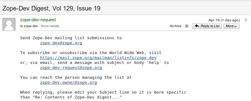 Fastmail - monospace plaintext emails