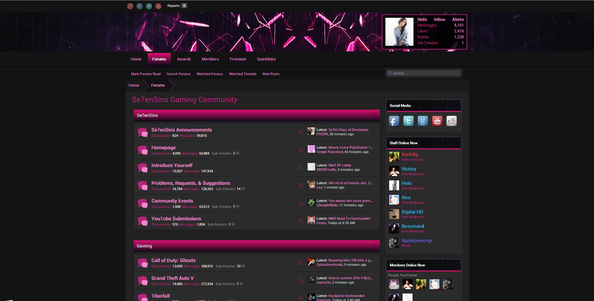 Electric Pink Userstyle