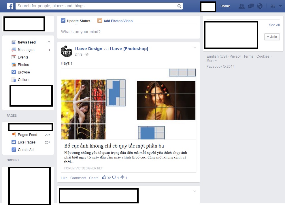 Facebook Border For Left Bar Items