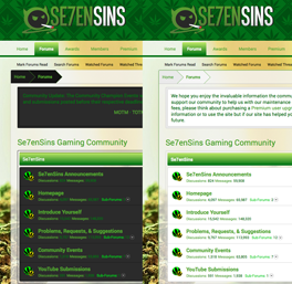 Vibe's Se7enSins Userstyle