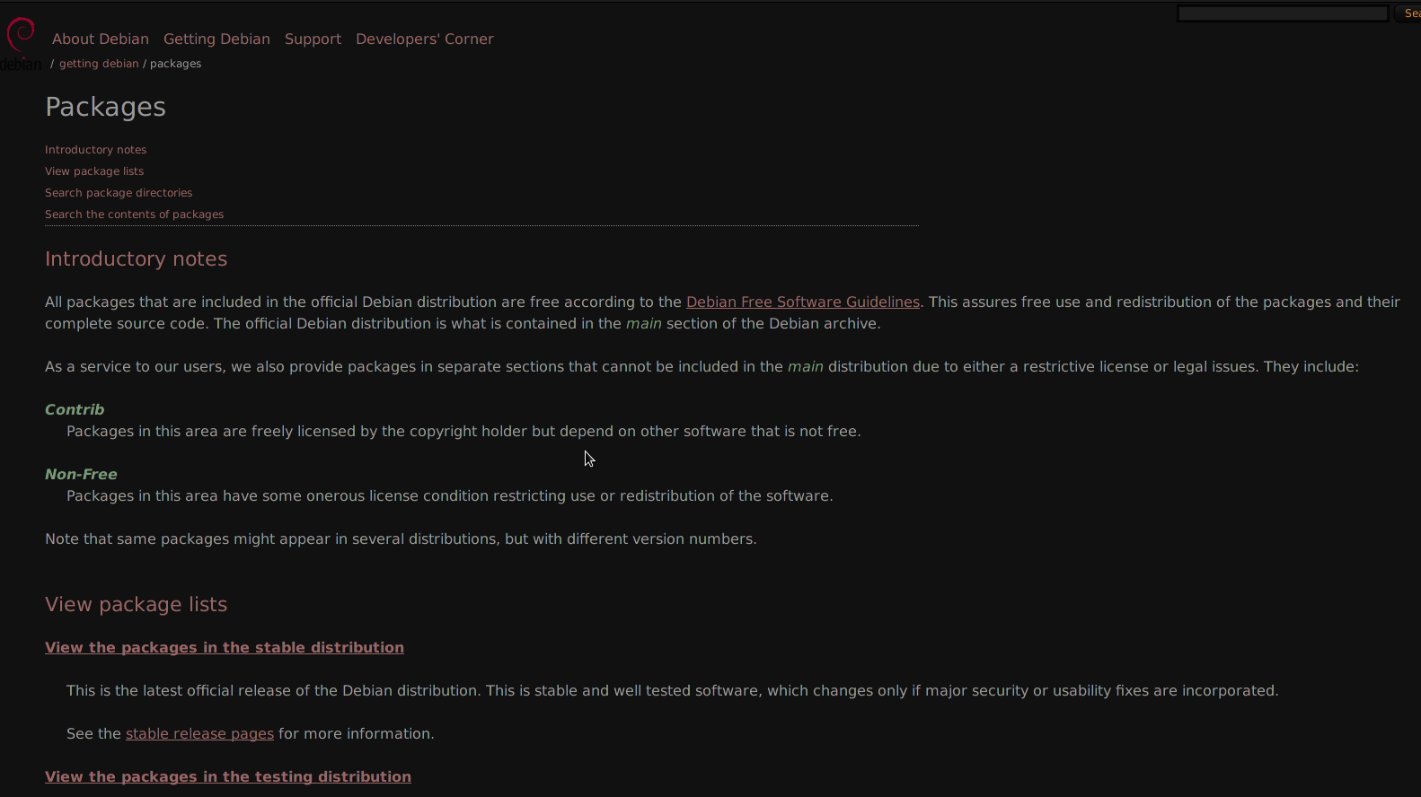 Dark Debian (debian.org)