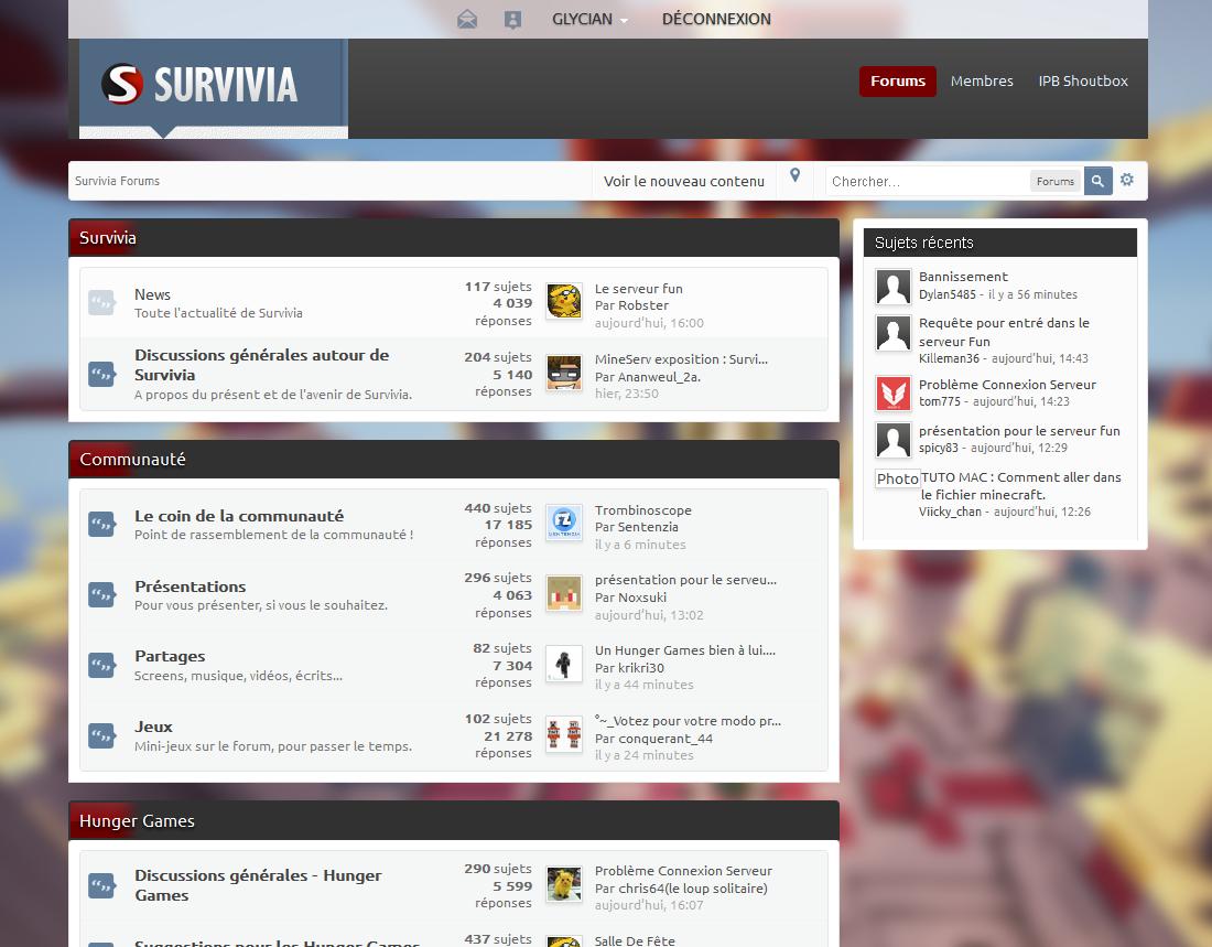 Thème Survivia (Bêta)