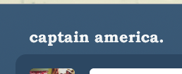 captain america tumblr dashboard logo