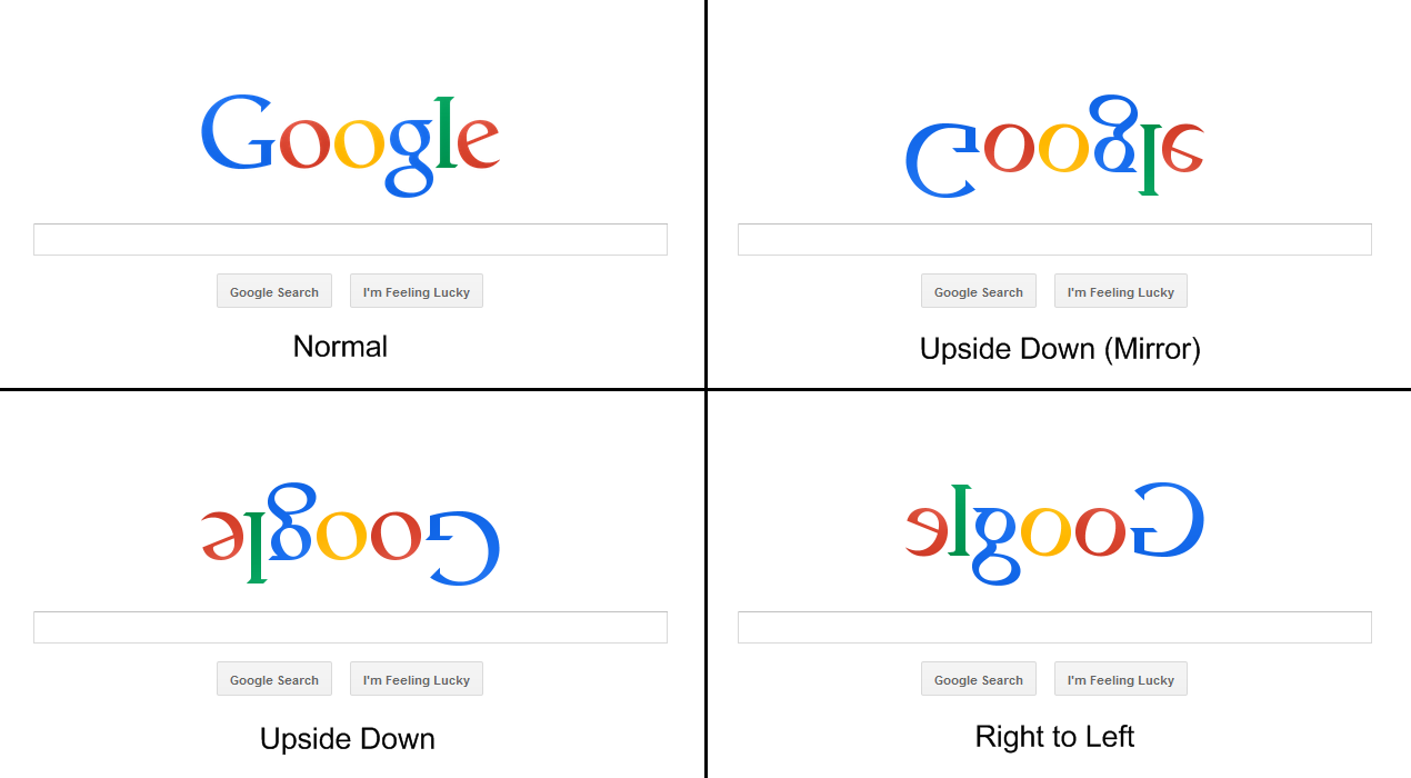 Google Logo Transformations