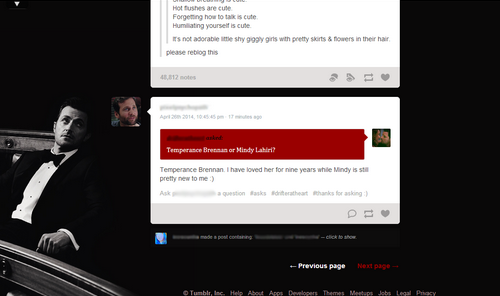 Tumblr dashboard - Richard Armitage VI