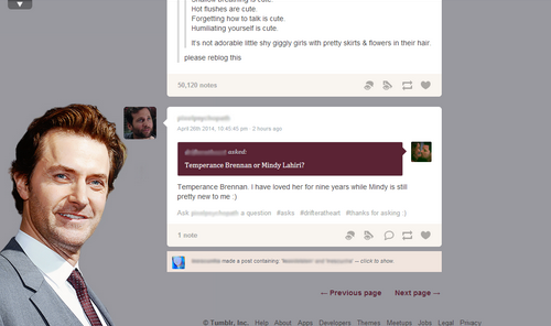 Tumblr dashboard - Richard Armitage VIII