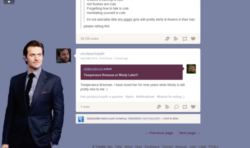 Tumblr dashboard - Richard Armitage IX