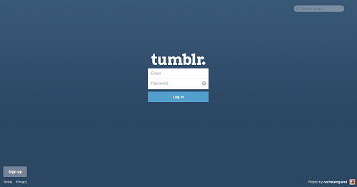 Tumblr Login/Not Found Background Disable