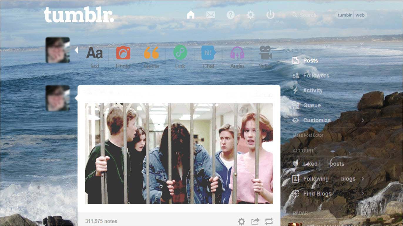 ocean coast tumblr dashboard background