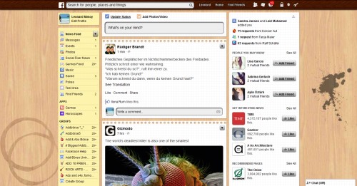 Facebook Desktop Theme