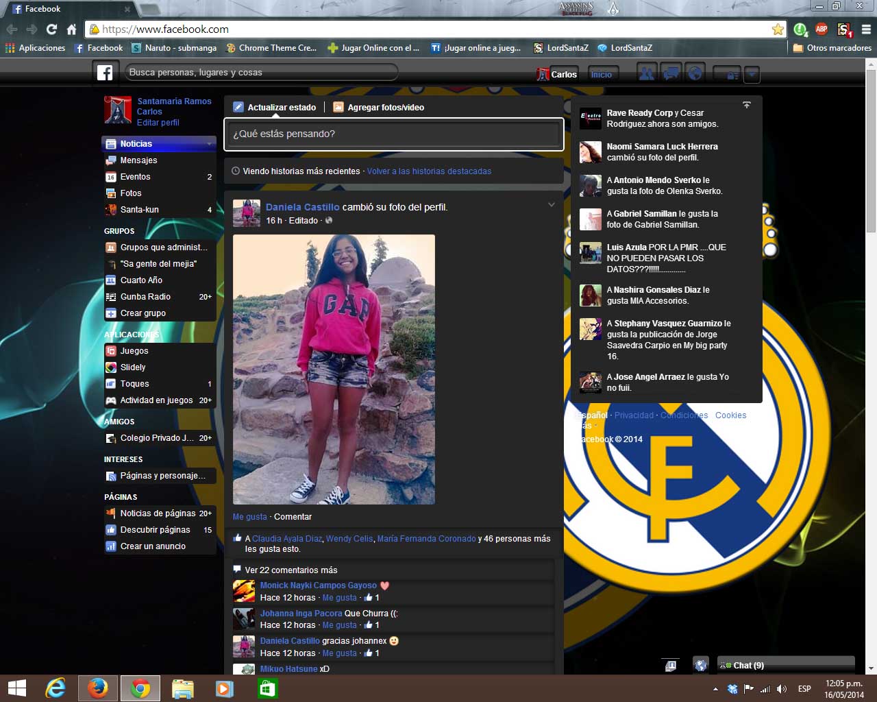 Real Madrid Facebook by LordSantaZ