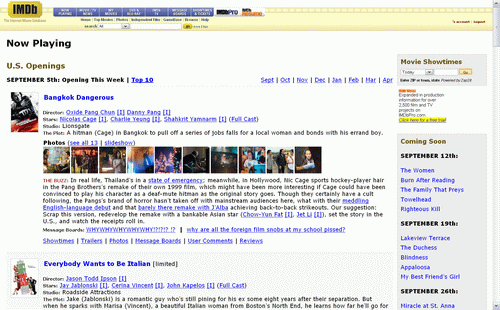 IMDb fixed/unfixed width