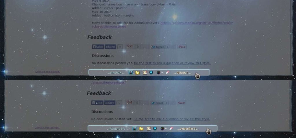 Restore the AddonBar ! in Australis