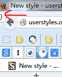 floating menu bar for firefox