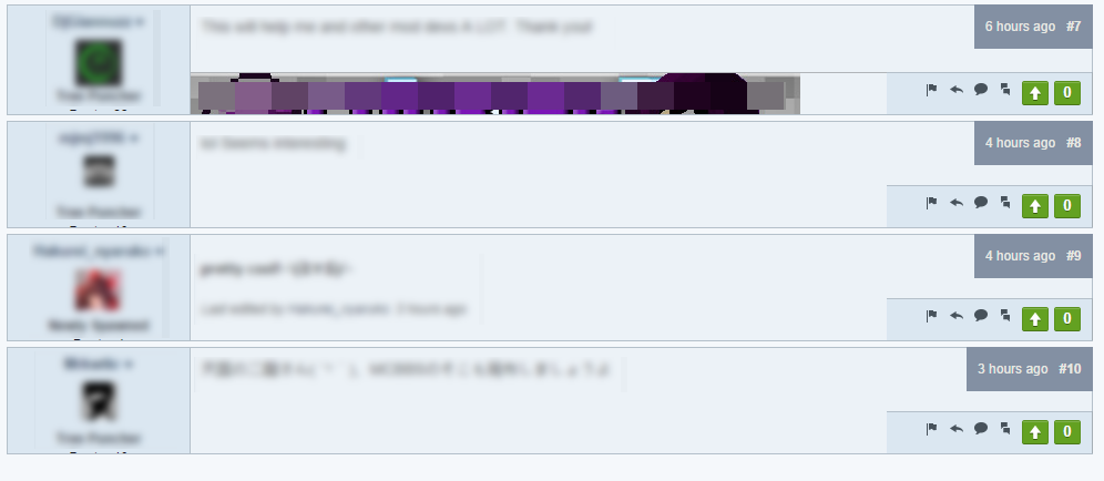 Minecraft Forums compact view