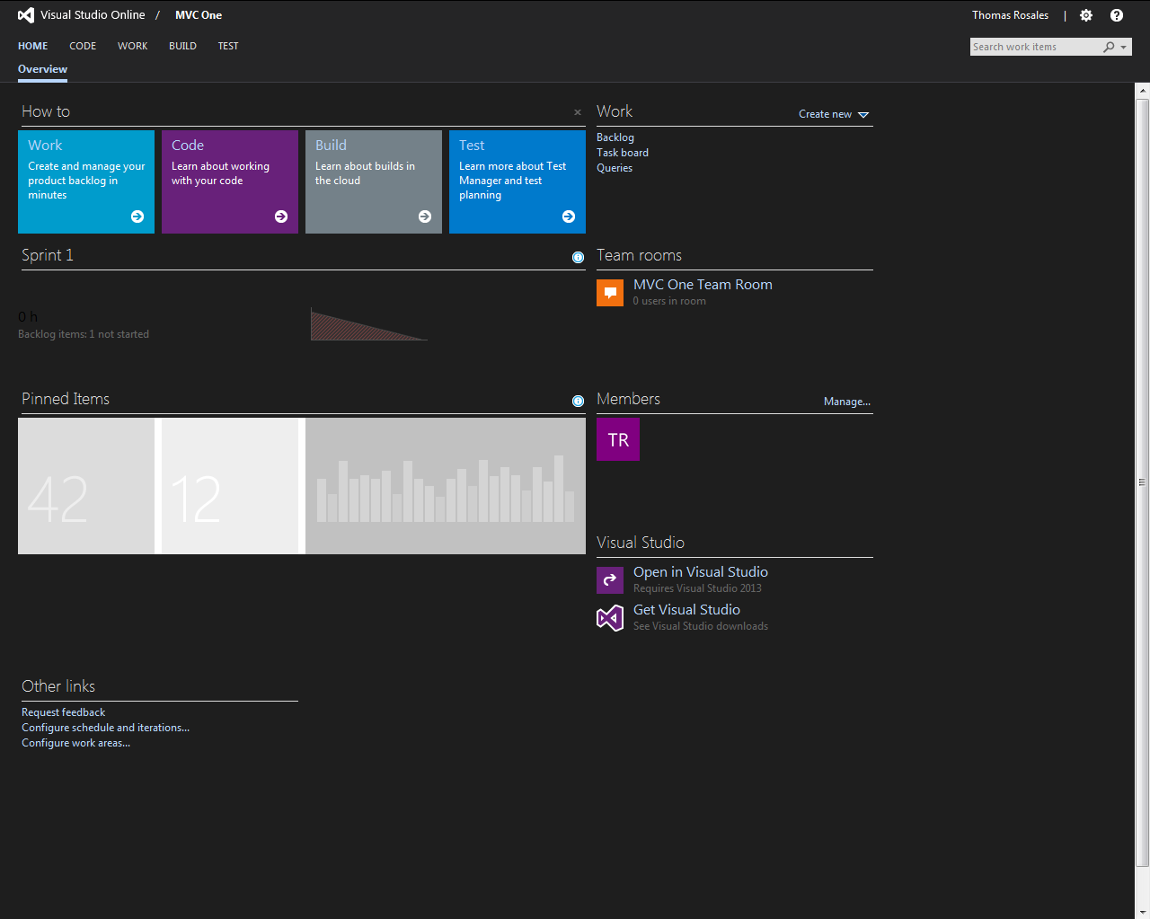 Team Foundation Server 2013 Dark Theme