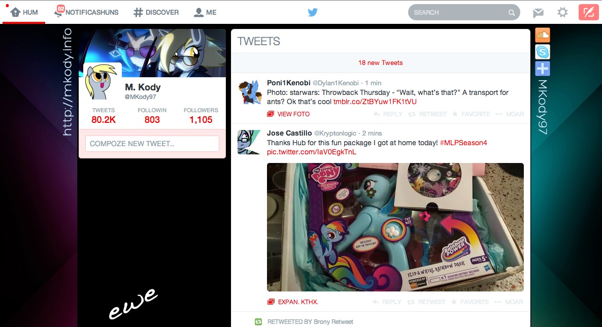 Remove Twitter Third Column