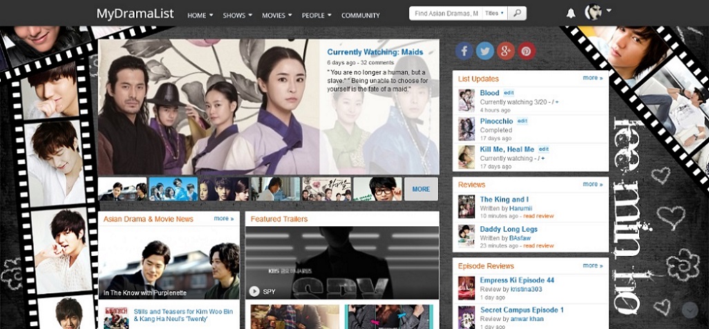 MyDramaList.com - Custom Background v3.0