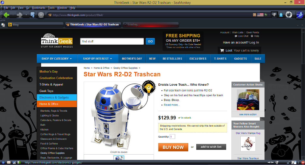 Seamonkey Darkblue App Theme