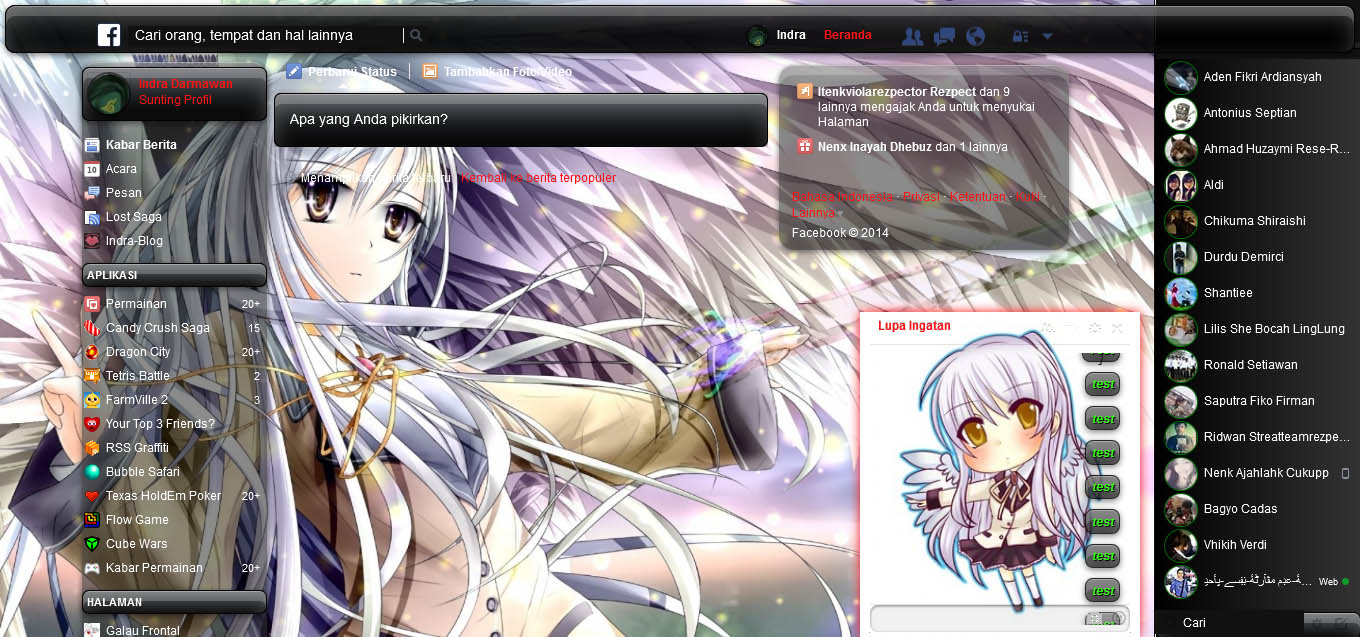 Angel Beats - Themes Facebook -Indra-Blog-