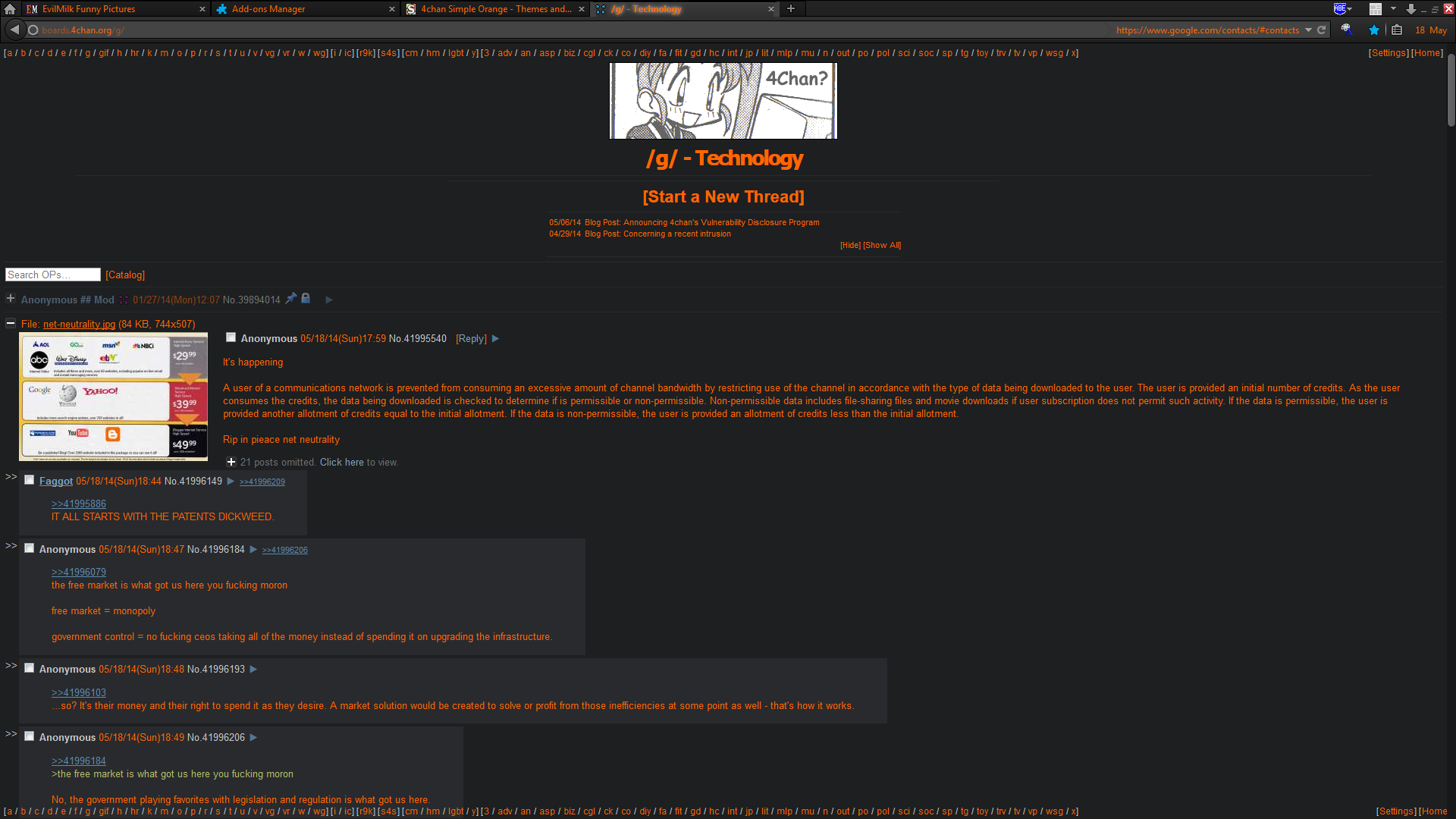 4chan Simple Orange