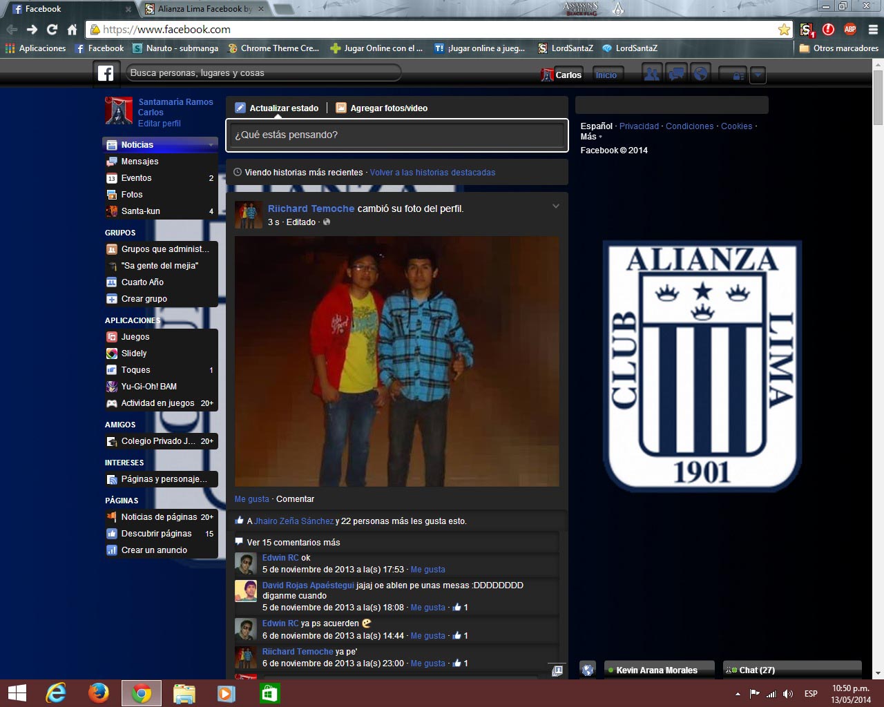 Alianza Lima Facebook by LordSantaZ