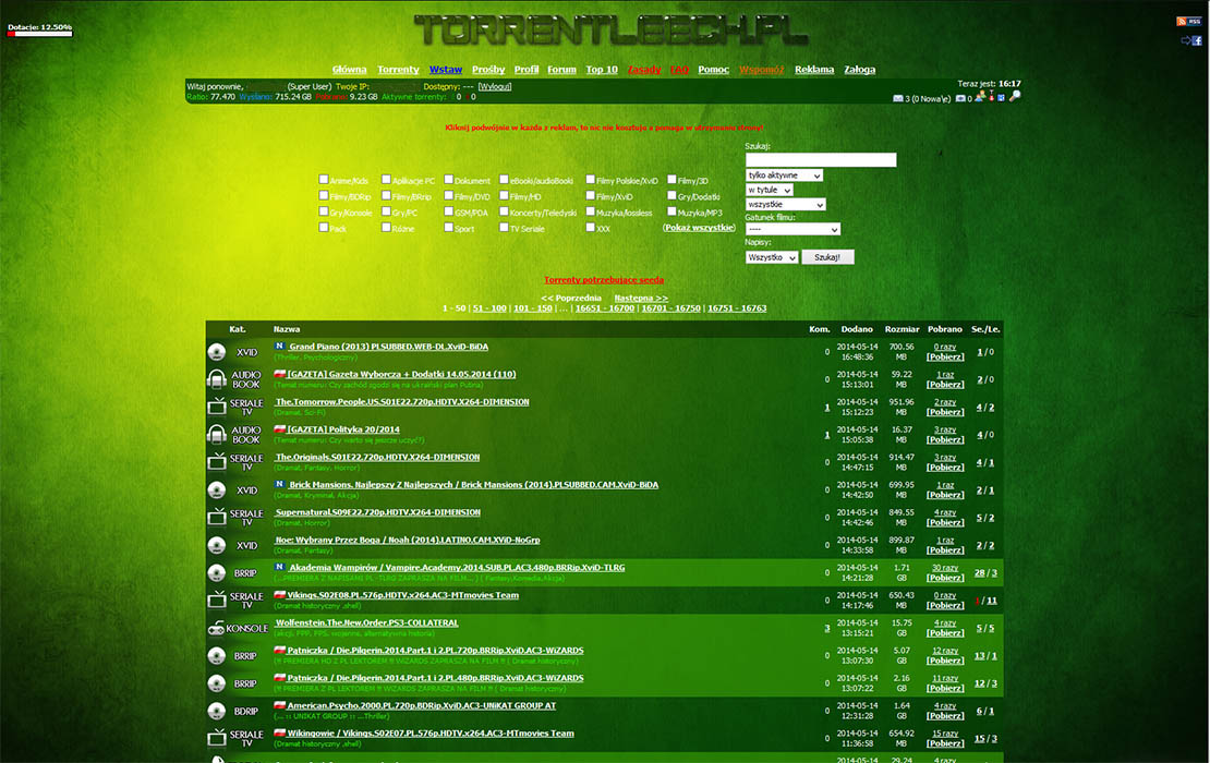 TorrentLeech reworked